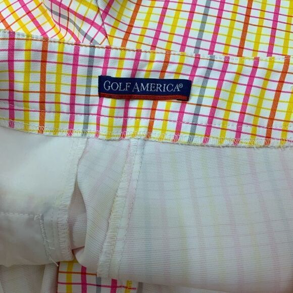 Golf America plaid golf shorts - Picture 4 of 5